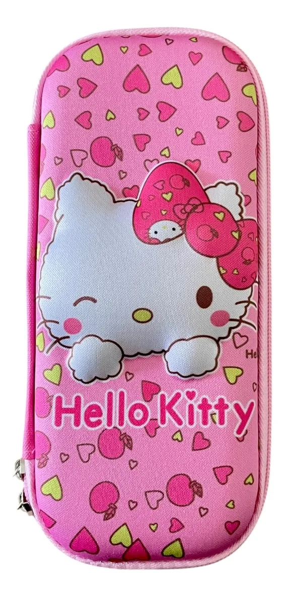 Estuche Escolar Volumétrico Personajes Sanrio