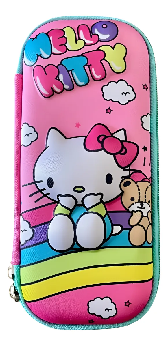 Estuche Escolar Volumétrico Personajes Sanrio