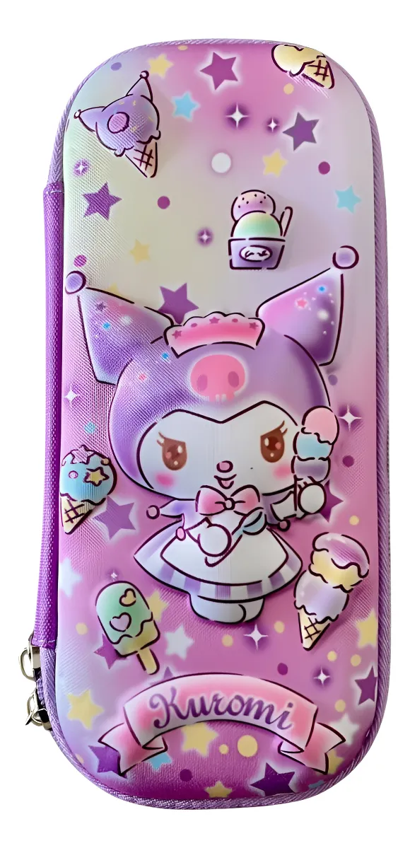 Estuche Escolar Volumétrico Personajes Sanrio