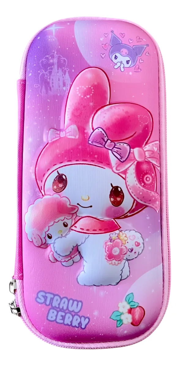 Estuche Escolar Volumétrico Personajes Sanrio