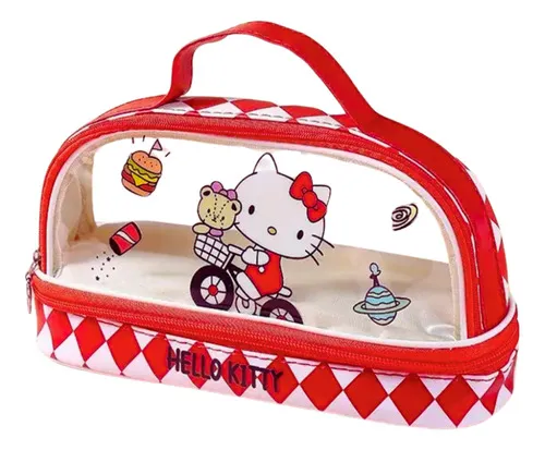 Estuche Escolar Grande Hello Kitty y Sus Amigos