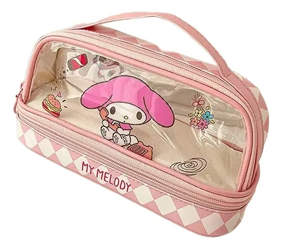 Estuche Escolar Grande Hello Kitty y Sus Amigos