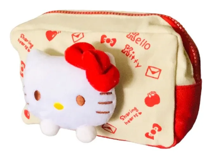 Estuche de Hello Kitty Grande Beige