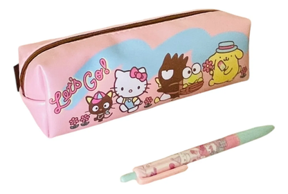 Estuche Escolar Personajes Sanrio + Lápiz