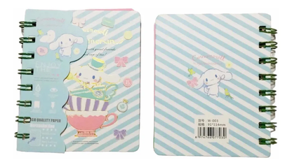 Libreta Personajes Sanrio 11,5 X 9 cm