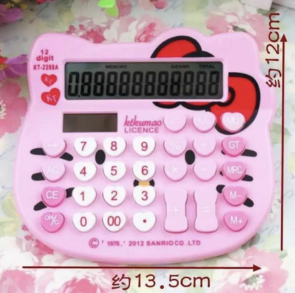 Calculadora Hello Kitty Grande 12 dígitos