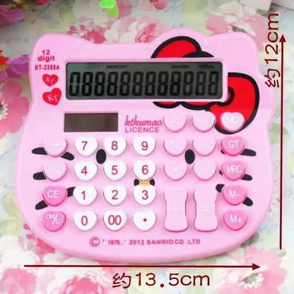 Calculadora Hello Kitty Grande 12 dígitos