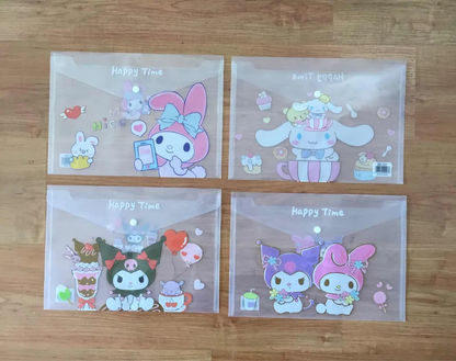Set 4 Carpetas Personajes Sanrio (Varios modelos)