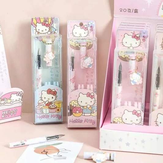 Pluma Estilográfica Hello Kitty
