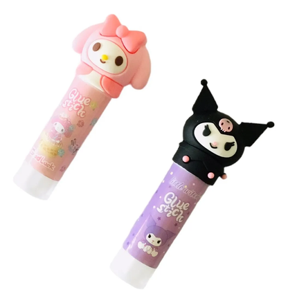 Pegamento en Barra Kuromi y My Melody (2 unidades)