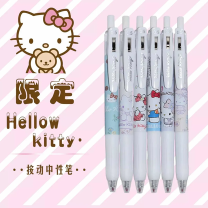Set de 6 Lápices Gel Sanrio Hello Kitty