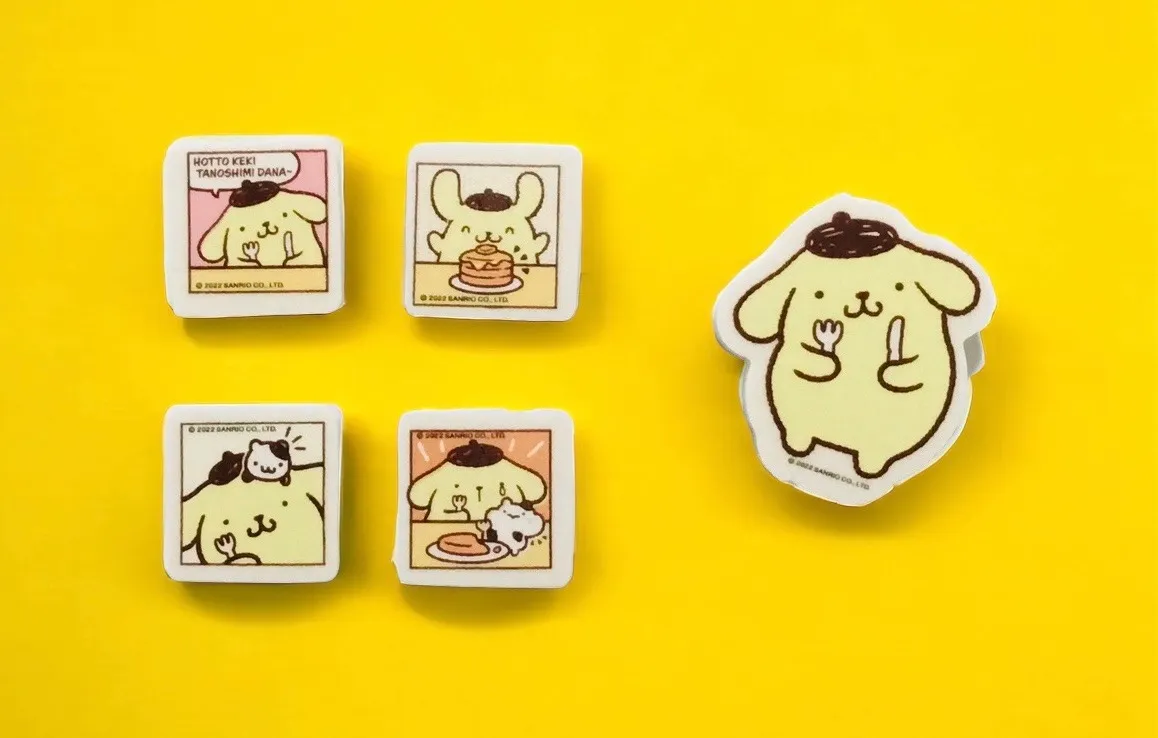 Set 5 Gomas De Borrar Pompompurin