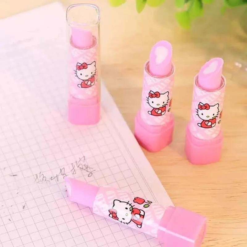 Set de Gomas de Borrar Hello Kitty Lápiz Labial (2 unidades)