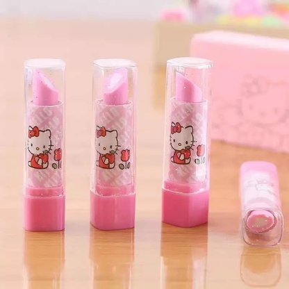 Set de Gomas de Borrar Hello Kitty Lápiz Labial (2 unidades)