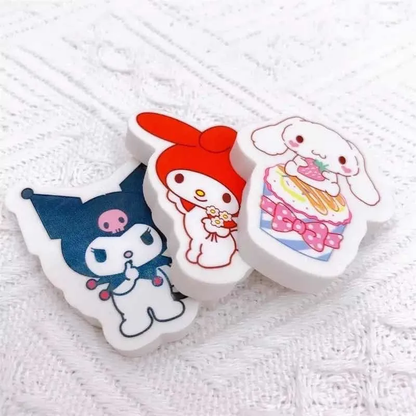 Set de 3 Gomas de Borrar Personajes Sanrio