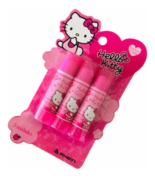 Set de 3 Barras de Pegamento Hello Kitty