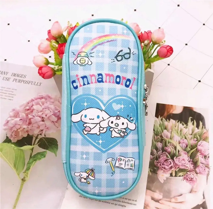 Estuche Escolar Ovalado Personajes Sanrio