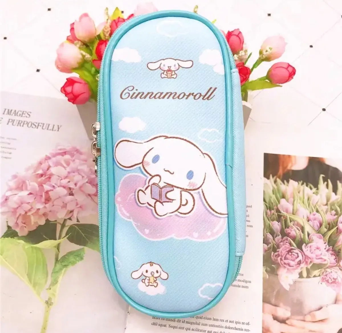 Estuche Escolar Ovalado Personajes Sanrio
