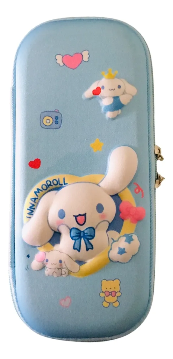Estuche Escolar Ovalado Personajes Sanrio
