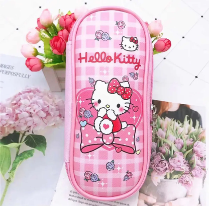 Estuche Escolar Ovalado Personajes Sanrio