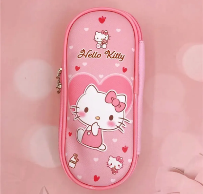 Estuche Escolar Ovalado Personajes Sanrio
