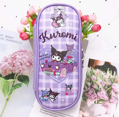 Estuche Escolar Ovalado Personajes Sanrio