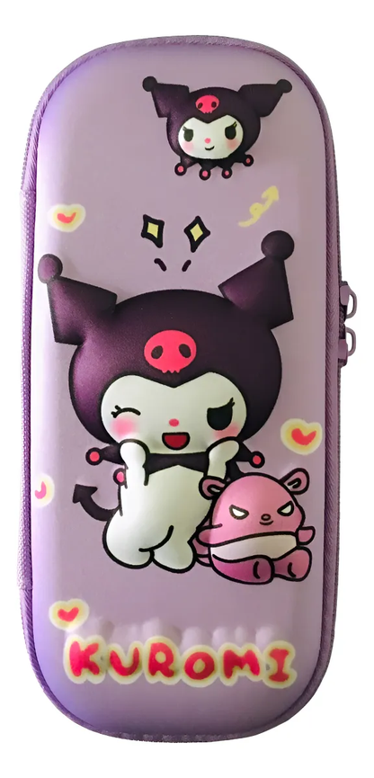 Estuche Escolar Ovalado Personajes Sanrio