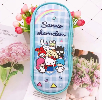 Estuche Escolar Ovalado Personajes Sanrio