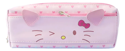 Estuche Escolar Rectangular de Cuerina Amigos Sanrio