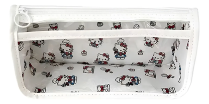 Estuche Escolar Rectangular de Cuerina Amigos Sanrio