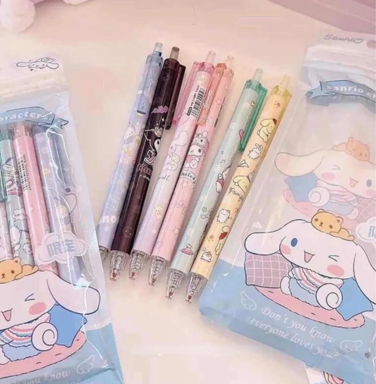 Set de 6 Lápices de Gel Sanrio