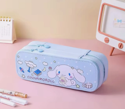 Estuche Escolar Doble Personajes Sanrio (Varios diseños)