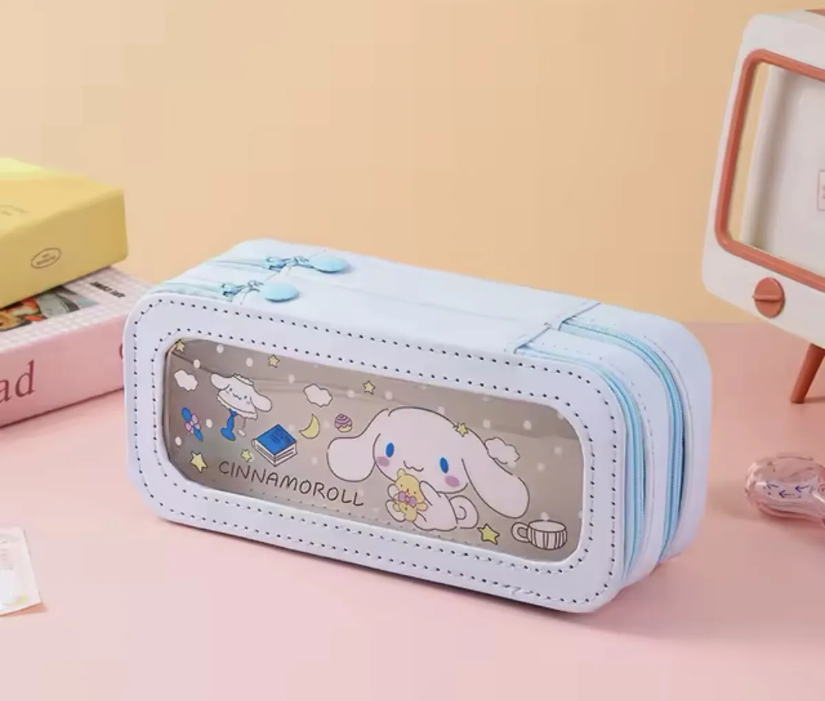 Estuche Escolar Doble Personajes Sanrio (Varios diseños)