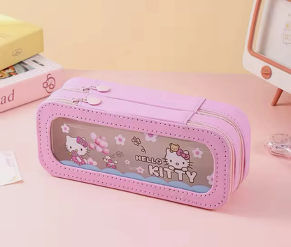 Estuche Escolar Doble Personajes Sanrio (Varios diseños)