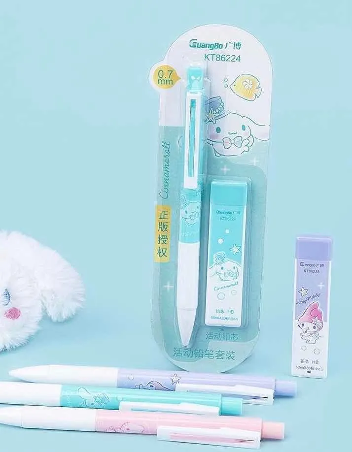 Set de 3 Portaminas 0,7 de Personajes Sanrio