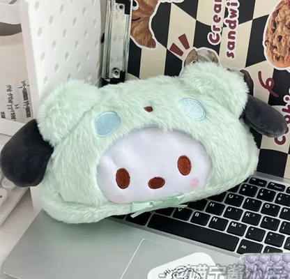 Estuche Escolar de Peluche Personajes Sanrio (Varios Diseños)