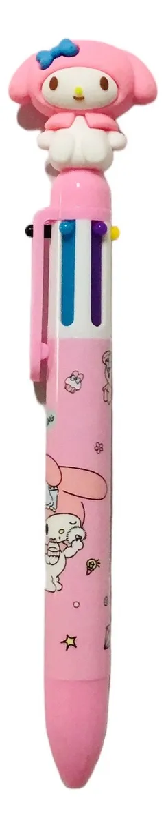 Lápiz Pasta Multicolor Personajes Sanrio (Varios diseños)