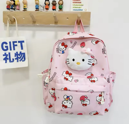 Mochila Escolar de Tela Personajes Sanrio (Varios Modelos)