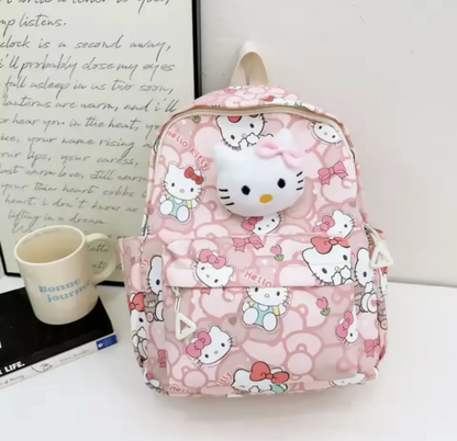 Mochila Escolar de Tela Personajes Sanrio (Varios Modelos)