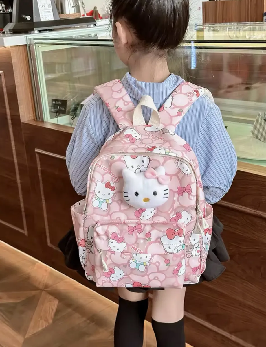 Mochila Escolar de Tela Personajes Sanrio (Varios Modelos)