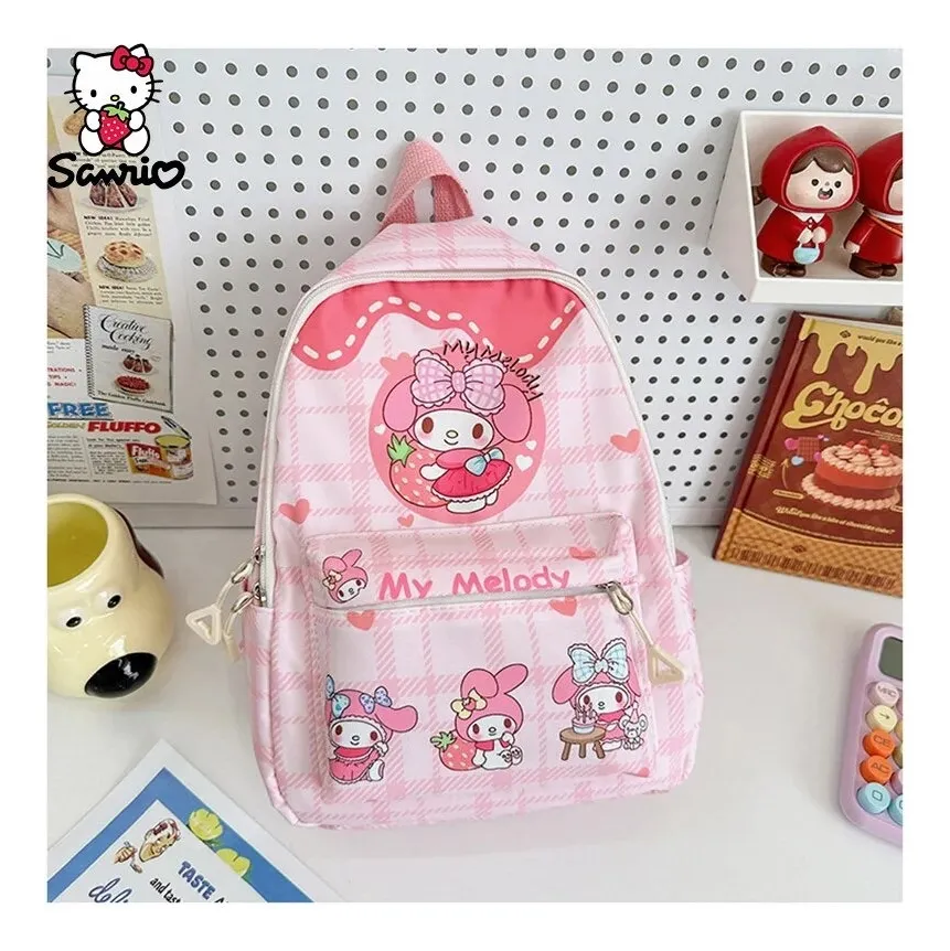 Mochila Escolar de Tela Personajes Sanrio (Varios Modelos)