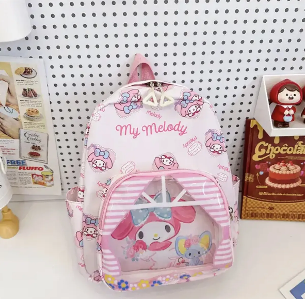 Mochila Escolar de Tela Personajes Sanrio (Varios Modelos)