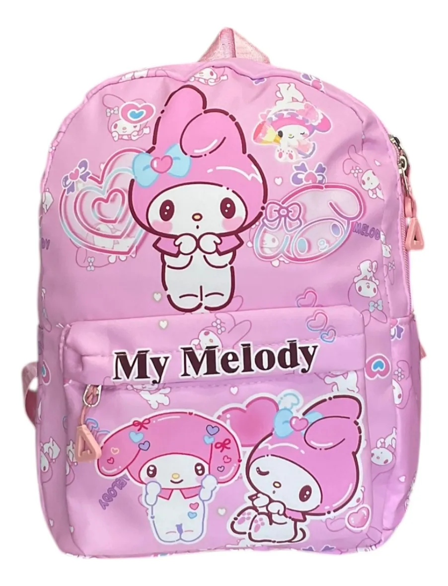 Mochila Escolar de Tela Personajes Sanrio (Varios Modelos)