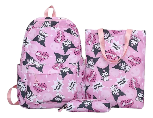 Set Mochila Lonchera Sanrio