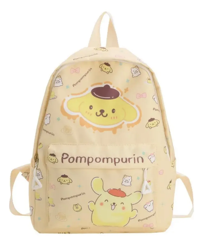 Mochila Escolar de Tela Personajes Sanrio (Varios Modelos)