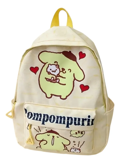 Mochila Escolar de Tela Personajes Sanrio (Varios Modelos)