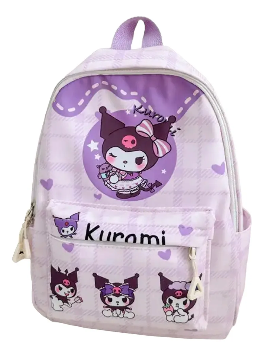 Mochila Escolar de Tela Personajes Sanrio (Varios Modelos)