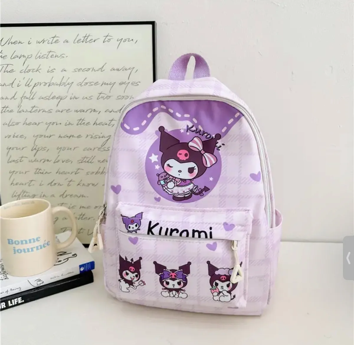 Mochila Escolar de Tela Personajes Sanrio (Varios Modelos)