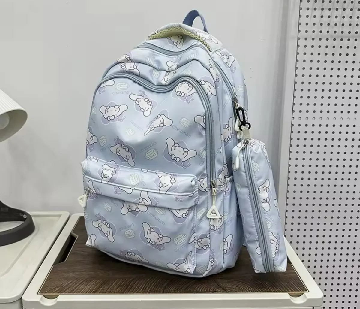 Mochila Escolar Grande de Tela Personajes Sanrio