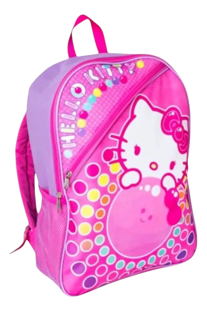 Mochila Escolar Grande de Tela Personajes Sanrio